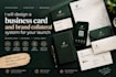 design a business card and brand collateral system for your launch