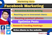 do effective  organic facebook promotion and marketing to USA clients