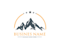 do mountain logo design with new concept