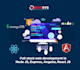 develop full stack web applications using PHP laravel or django