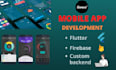 develop android, ios mobile and web app using flutter