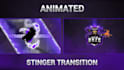 make animated stinger transition for twitch,mixer,youtube