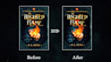 animate book cover, movie poster, flyer and banner