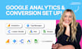 setup or fix google analytics 4, ga4, facebook pixel or tag manager conversions