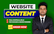 be your SEO website content writer or copywriter for website copy, sales copy