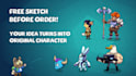 create 2d game character design and animation