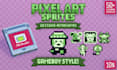 design gameboy style sprites and pixel art for gb studio