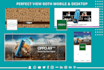 design facebook  profile, cover, and promotional post
