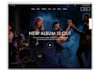 design a modern music website for artists, djs, and labels