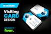 design printable visiting cards, name cards and business cards with qr code