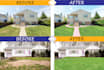 edit real estate single and multiple exposure photos