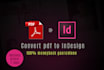 convert pdf to in design