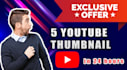 design attractive and viral youtube thumbnail