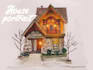 hand draw house portrait and building illustrations