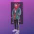 make lofi and aesthetic illustration of you