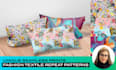 design seamless textile and print patterns