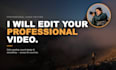 edit your professional video