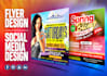 design sales brochure, digital flyer and social media posts for your business