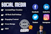 create facebook instagram x twitter