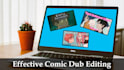 create professional comic dub videos