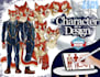 draw a character sketch design sheet