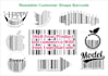 design readable customer type barcode and qr code in 1 hour
