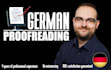 proofread any german text