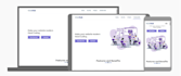 create a modern responsive awesome landing page website