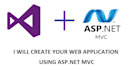 create your web application using asp dot net mvc