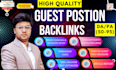 do dofollow guest post backlinks on high da site