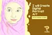 create digital portrait art