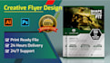do unique flyer awesome amazing leaflet within 24 hours