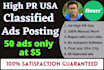 post your ads on top USA classified ad posting sites