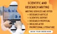 do scientific writing and research