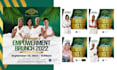 design modern churchflyer, speaker announcement flyer