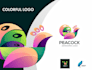 design modern and simple animal colorful logo gradient