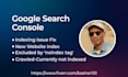 fix google search console, indexing issues and coverage errors