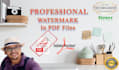 edit and add watermark to your PDF files