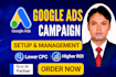 setup audit optimize google ads adwords PPC search campaign as an SEM expert