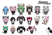 chibi danganronpa pixel art