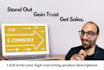 write your product descriptions