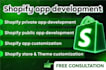 be your shopify app developer, shopify custom app, shopify public app