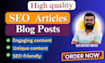 write an SEO blog for your business