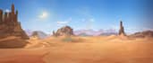 create 2d photoshop cartoon  concept art, environment