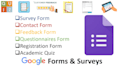 create responsive  online survey form, using google forms, jotform, typeform