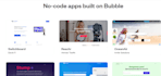 create complete bubble application with integrations