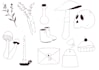 illustrate anything in freestyle line work for you