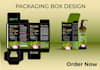 do custom die cut box packaging and label design