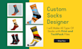 do sublimation all type of unique socks design and patterns