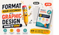 format your document with graphic design